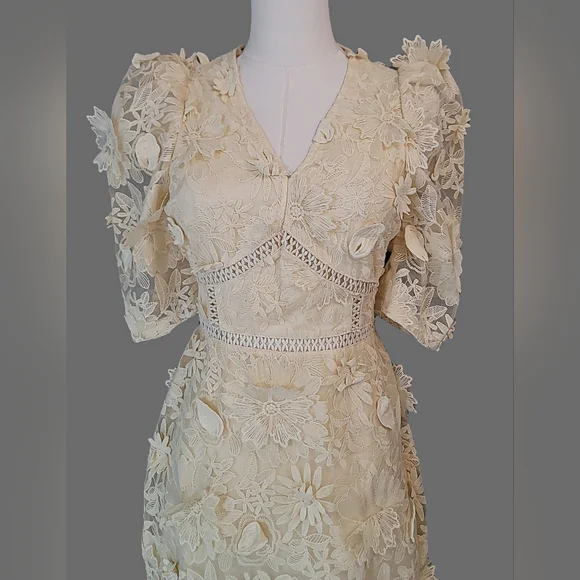 Ana Perez Floral Lace Cream Bohemian‎ - Picture 2 of 9